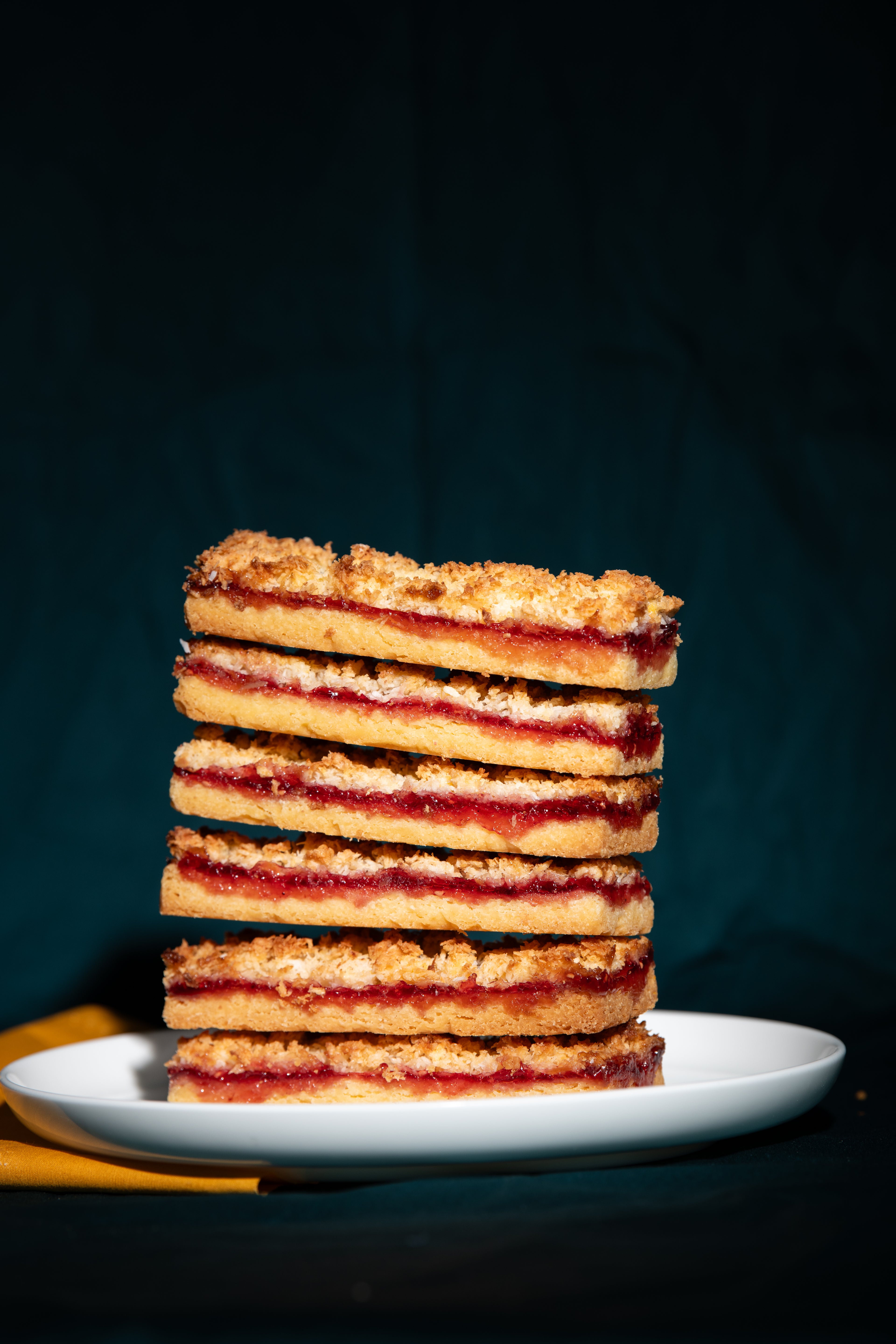 Coconut Raspberry Slice