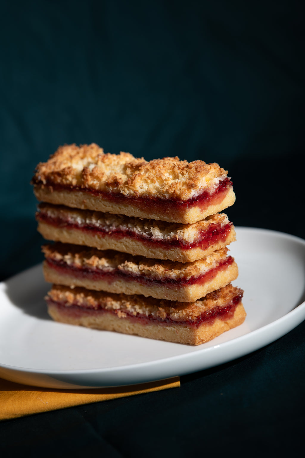 Coconut Raspberry Slice